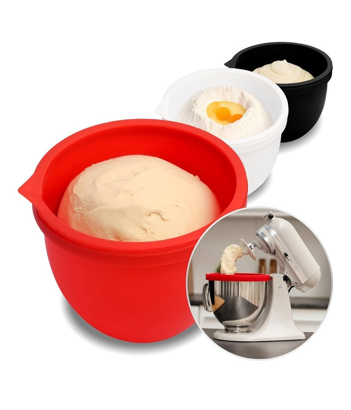 Silicon liners for kitchen aid! 

Kitchen. Mixing. Baking. Gift idea. Wedding registry. 

#LTKFamily #LTKHome #LTKWedding