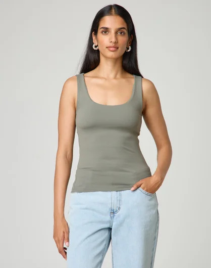 Scoop Neck Supersoft Tank | Glassons (Australia)