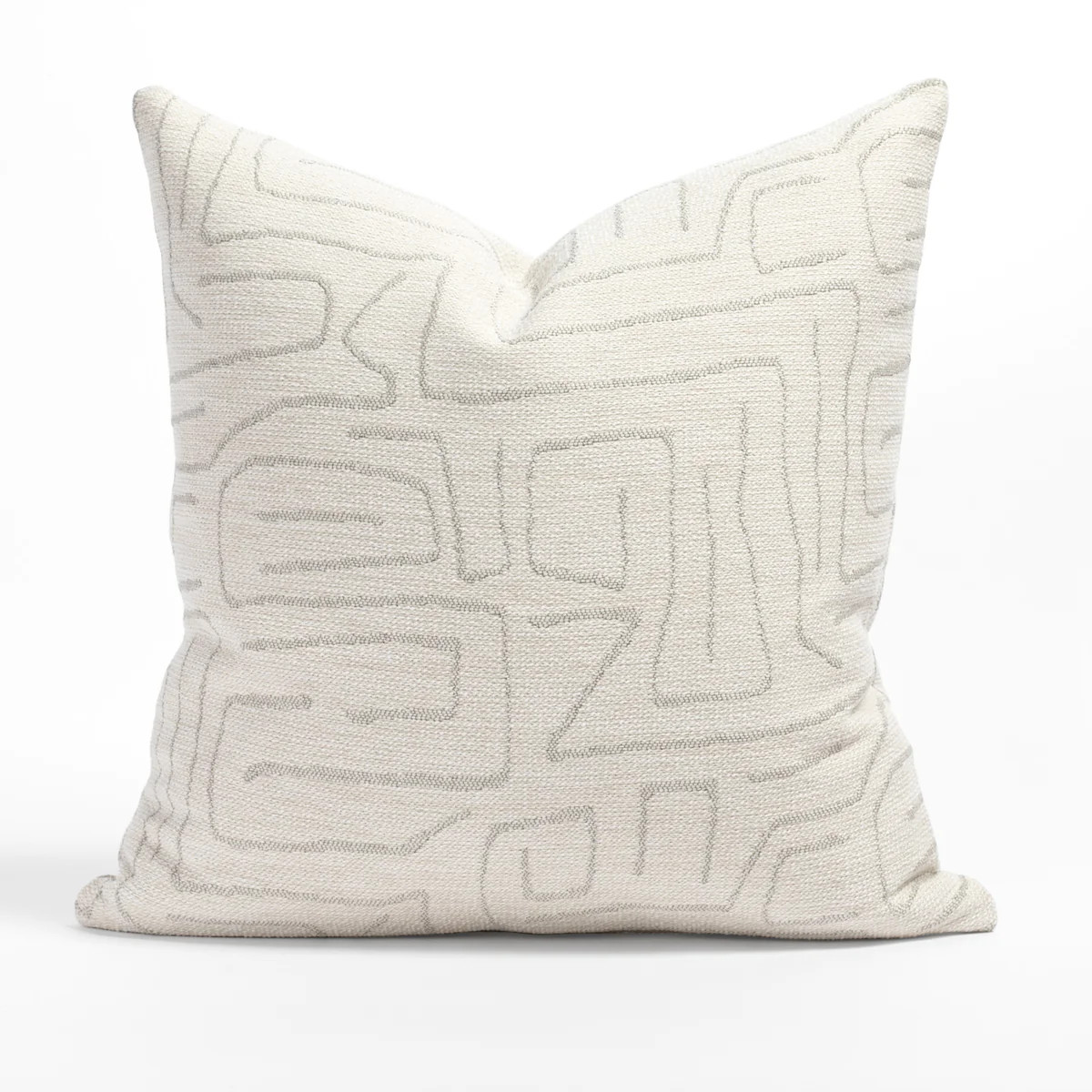 Trace 20x20 Pillow, Dove Grey | Tonic Living