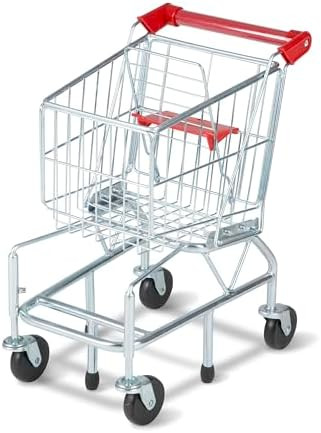 Melissa & Doug Toy Shopping Cart, Grocery Store Pretend Play Toys with Sturdy Metal Frame & Worki... | Amazon (US)