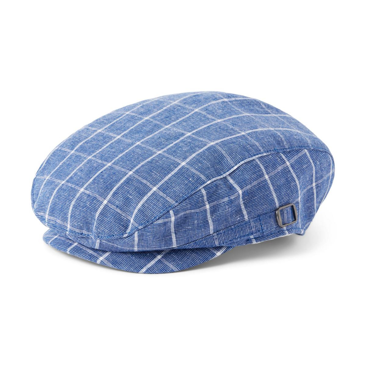 Tattersall Linen-Cotton Newsboy Cap | Janie and Jack