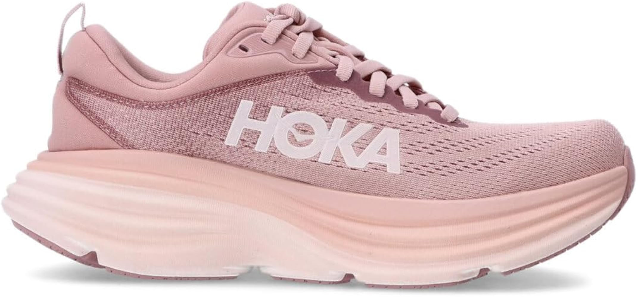 HOKA Womens Bondi 8 Textile Trainers | Amazon (US)