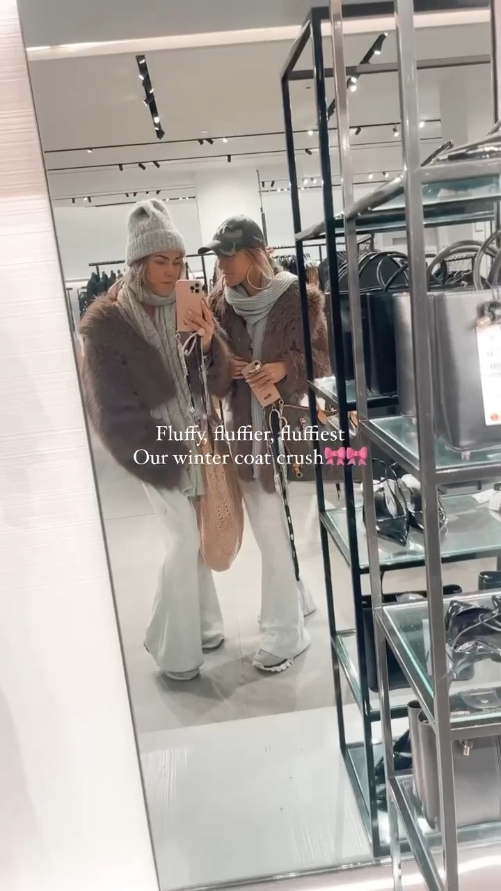 Our fluffy coat collection 🎀🎀🫶🏻🫶🏻 linked our coats and similar.. they are so popular but we got you found the best ones atm 🫶🏻🫶🏻🧸🧸 wearing them always 2 sided bigger for the oversized look we love ❤️❤️
Grey long coat is ZARA 1255/707 
Also found a similar one.
Teddy coats, fluffy fur coats, fur jacket, fur coat, H&M, asos, free people, boohoo, prettylittlething 

#LTKSeasonal #LTKU #LTKVideo