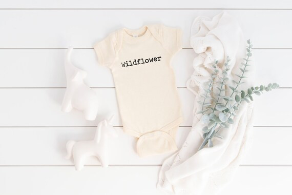 Wildflower Bodysuit Baby Shower Gift Little Wildflower New | Etsy | Etsy (US)