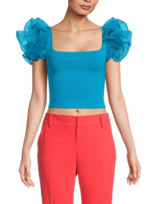 Merida Ruffle Knit Top | Saks Fifth Avenue OFF 5TH
