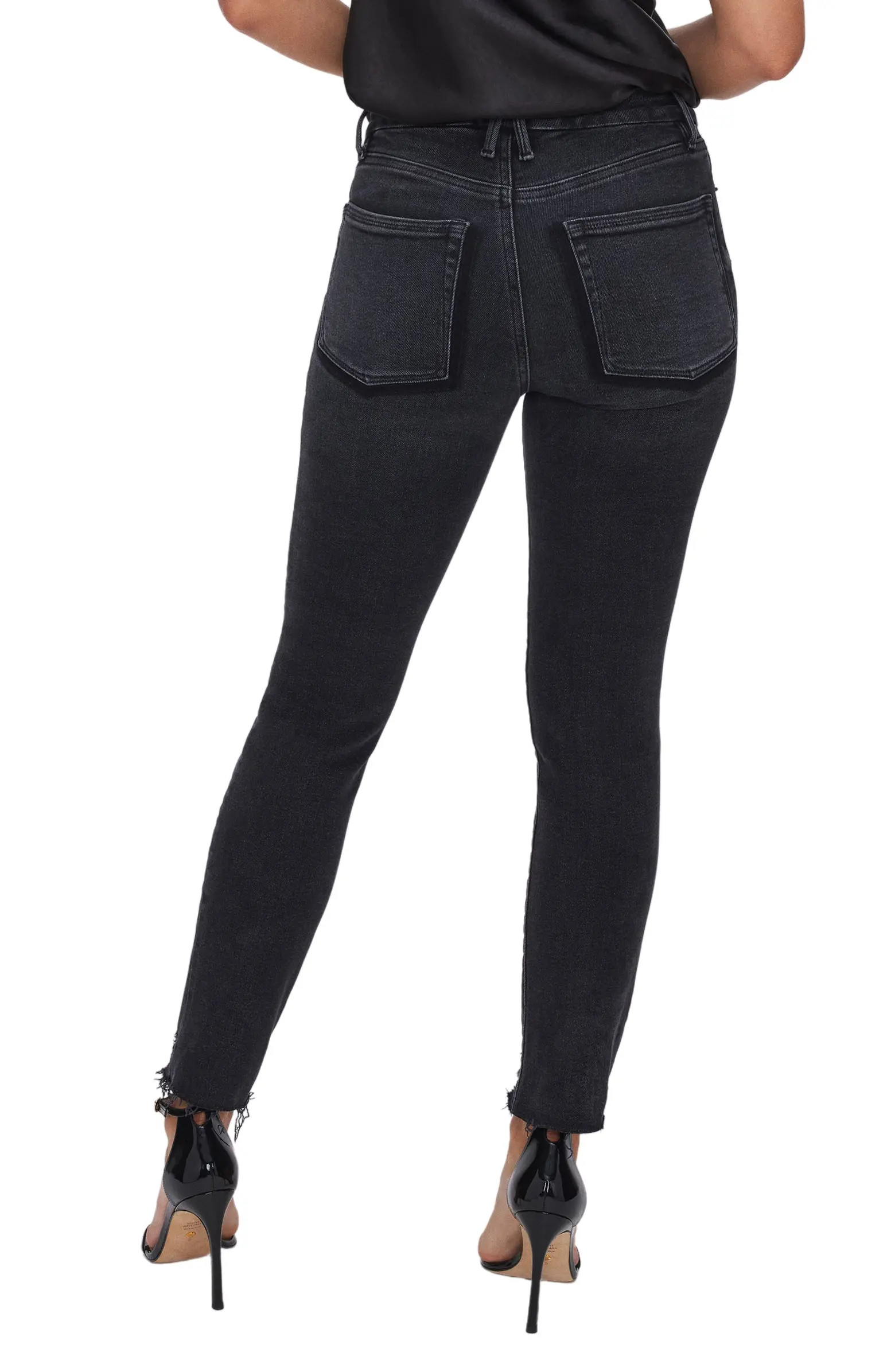 Good Classic Chewed High Waist Ankle Skinny Jeans | Nordstrom