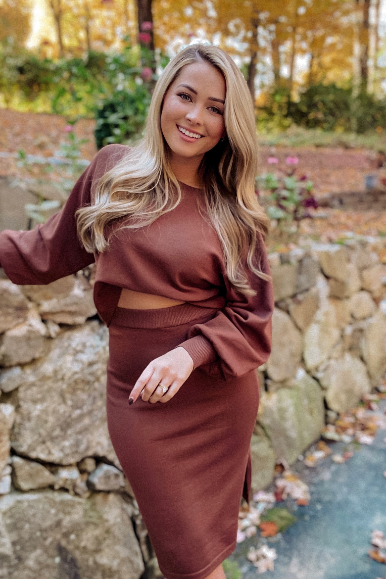 Two piece sweater and high waist knit skirt — so cute and comfortable for fall and winter!

Tucked the top under my bra but it can be tucked into the skirt or worn loose slightly over the top band. Could look different based on height (i’m 5’4).

Wearing brown color but comes in many colors. Runs true to size.

Amazon find! Comes as a set. Dress up with heeled booties or down with sneakers.


#LTKSeasonal #LTKstyletip #LTKHoliday