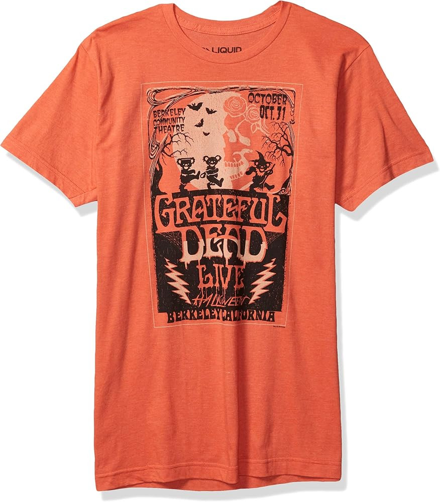 Liquid Blue Unisex-Adult Grateful Dead Berkeley Moon Live Halloween Ss Tee | Amazon (US)
