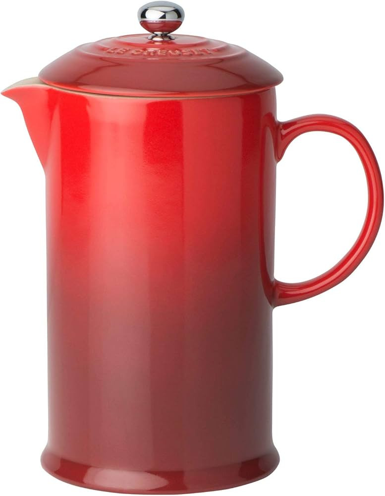 Le Creuset Stoneware French Press, 34 oz., Cerise | Amazon (US)