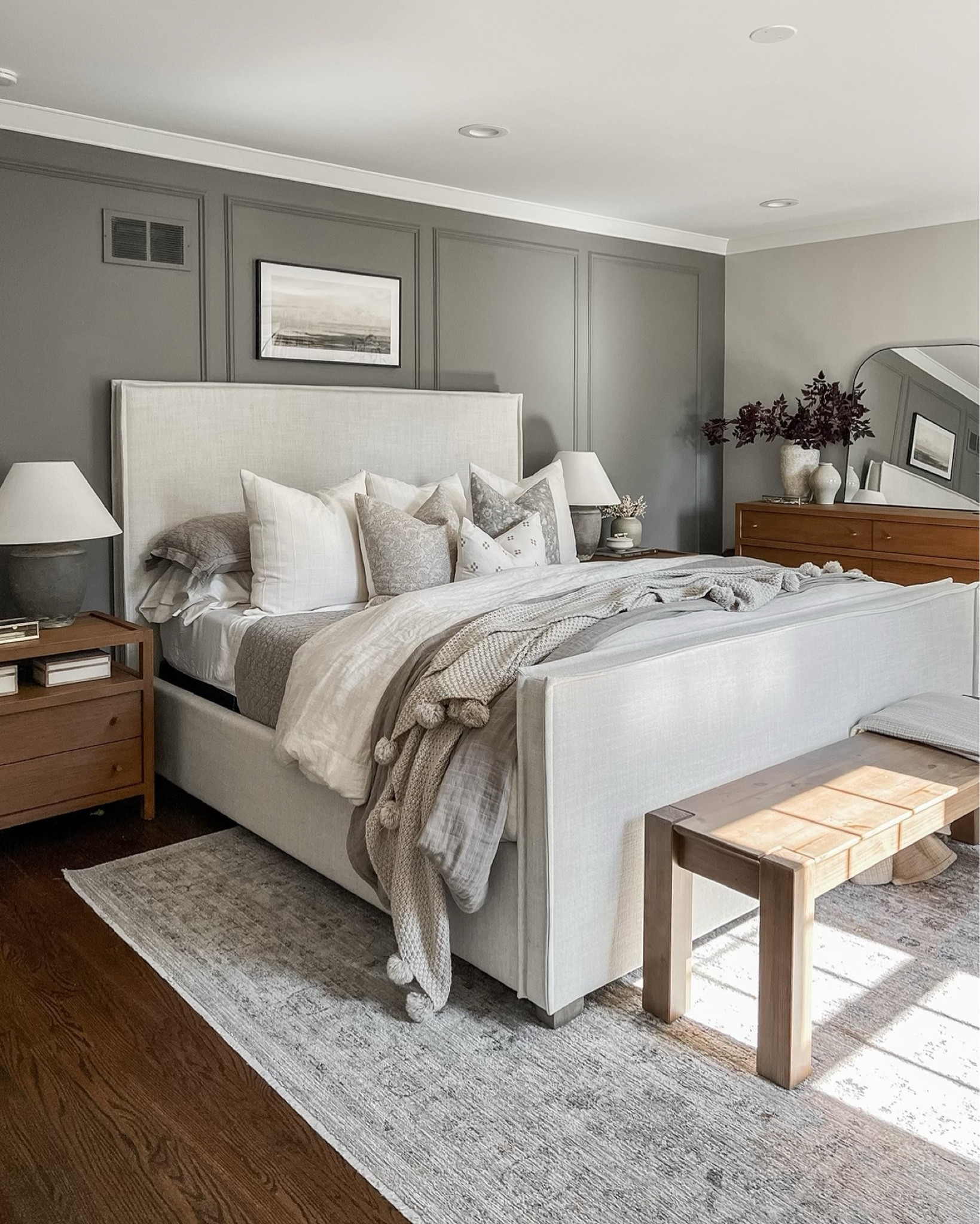 Cozy primary bedroom views 🥰

#LTKHome #LTKSeasonal #LTKStyleTip