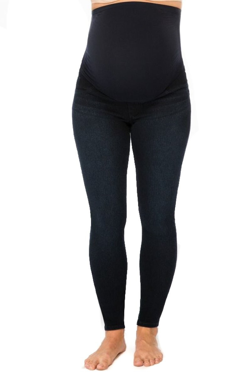 Twilight Rinse Mama Jeanish Ankle Leggings | Red Dress 