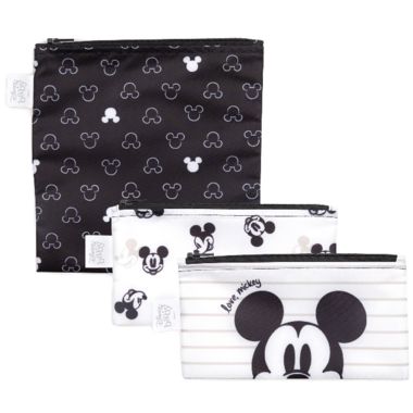 Bumkins Disney Reusable Snack Bag Love Mickey | Well.ca