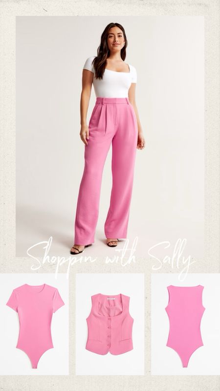 The prettiest pink!!! This is definitely a tricky pink, and probably more soft for summers, but I love the pants and have add them work for springs! #easter #trousers #abercrombiepants #hocspring #hocsummer 

#LTKSeasonal #LTKover40 #LTKFestival