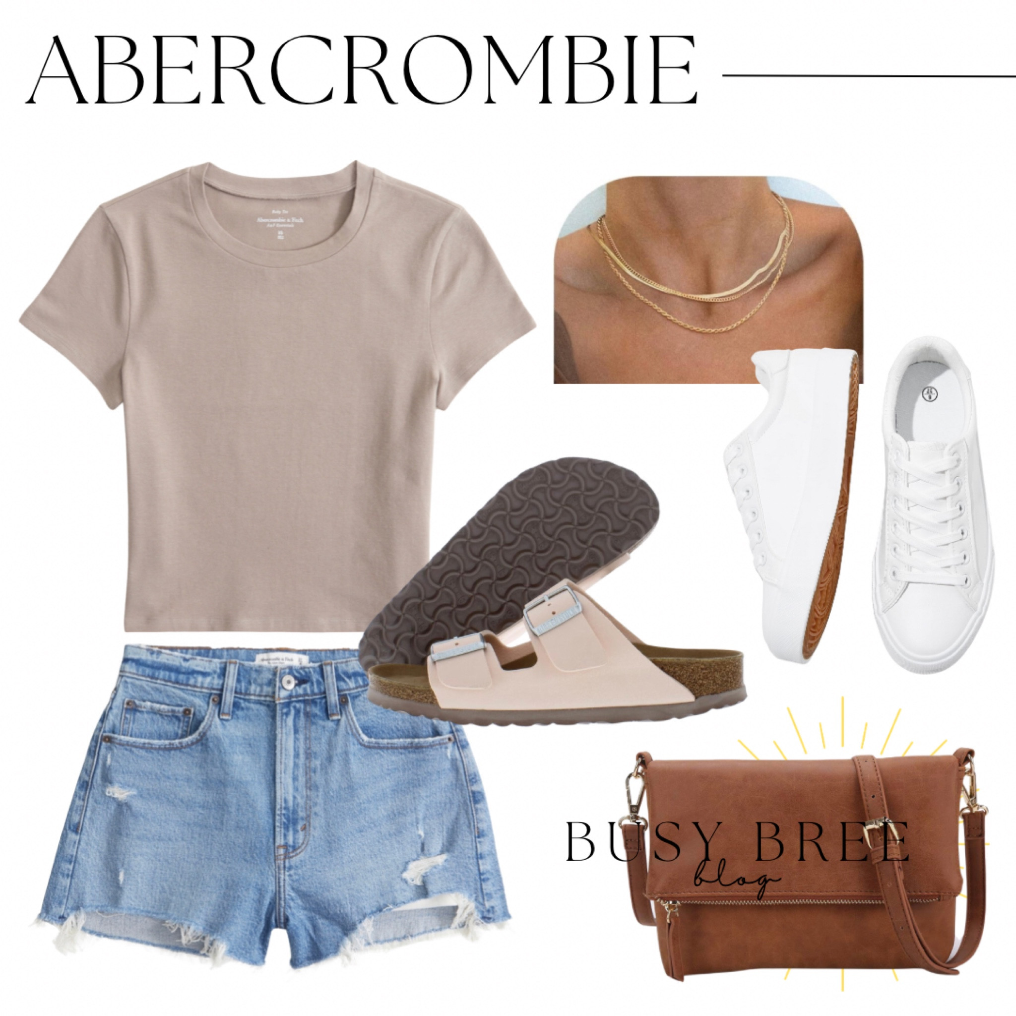 Spring to summer capsule wardrobe outfit, mom shorts outfit, Abercrombie summer outfit

#LTKMidsize #LTKFindsUnder100 #LTKSaleAlert