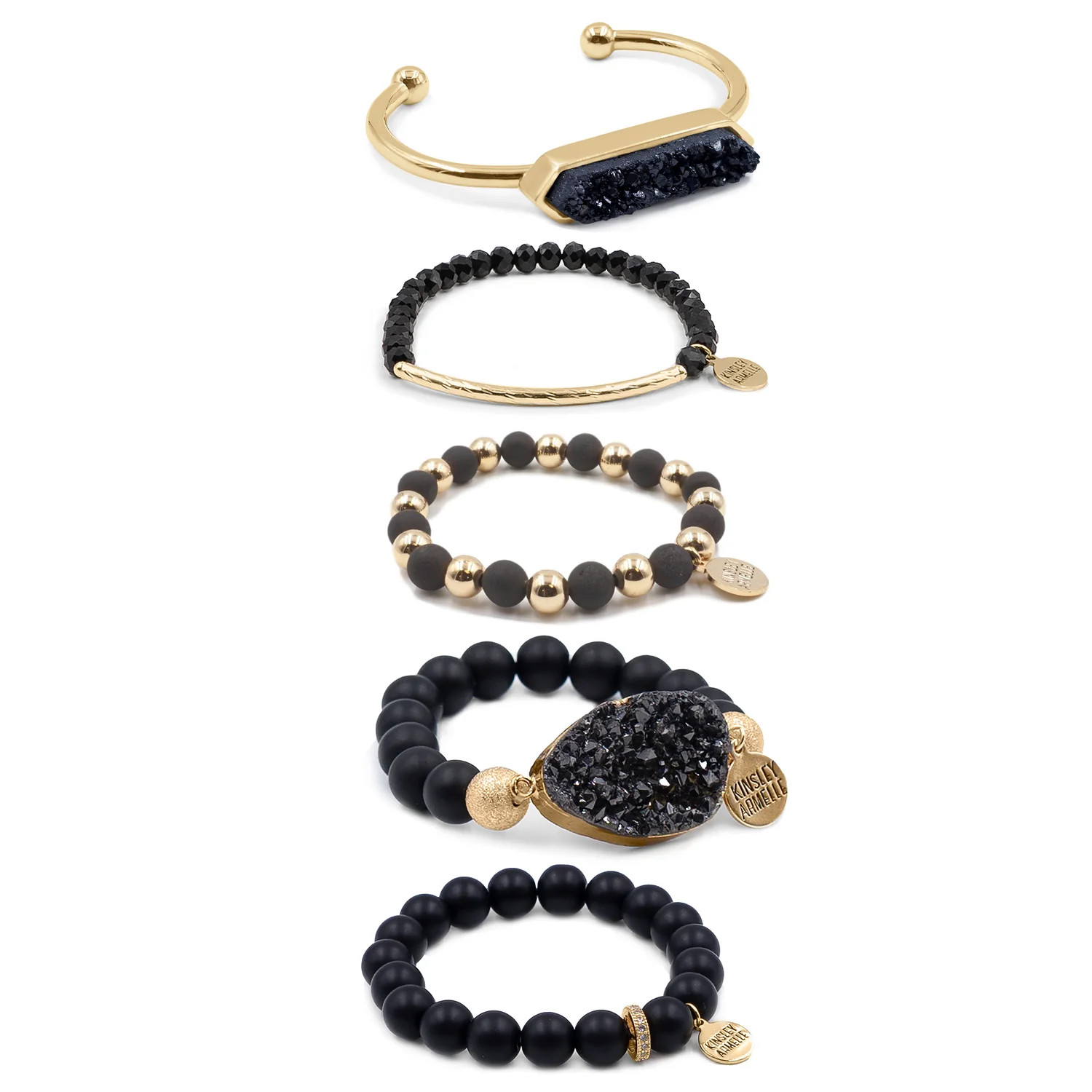 Crescent Moon Bracelet Stack | Kinsley Armelle
