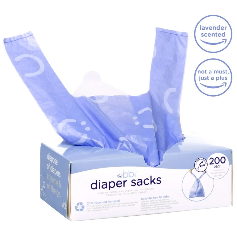 Ubbi Diaper Sacks, Purple, 200 Ct. | Walmart (US)