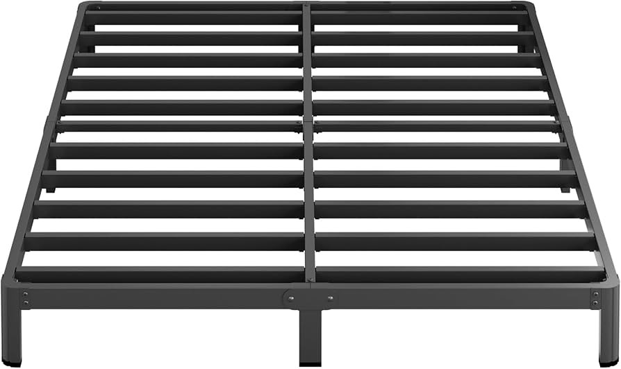 8 Inch Queen Bed Frame Rounded Corner No Box Spring Needed, Heavy Duty Metal Queen Size Platform ... | Amazon (US)