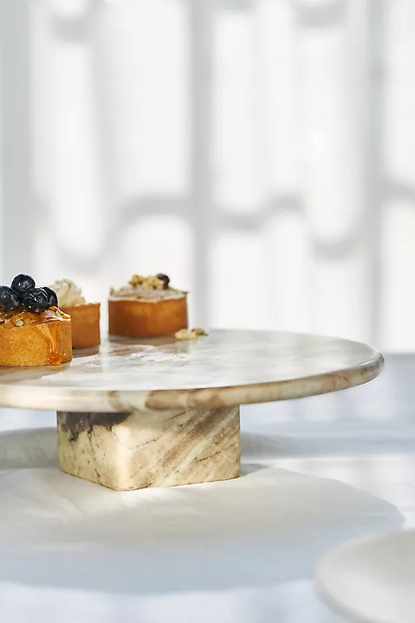 Century Marble Cake Stand | Anthropologie (US)