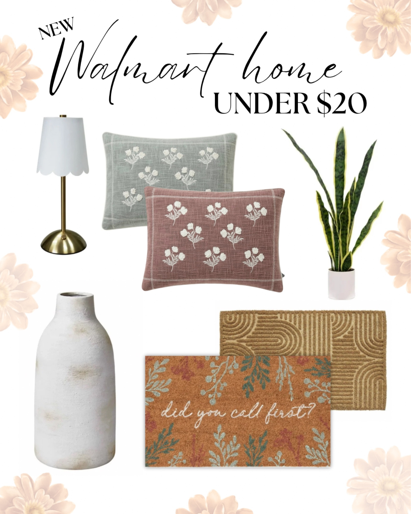 New home decor from Walmart under $20! 
#homedecor #home #walmart #walmartfinds 

#LTKFindsUnder50 #LTKHome
