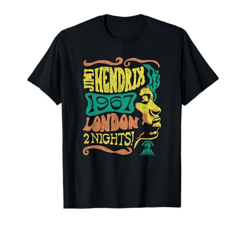 Jimi Hendrix 1967 London Concert Vintage Band T-Shirt | Amazon (US)