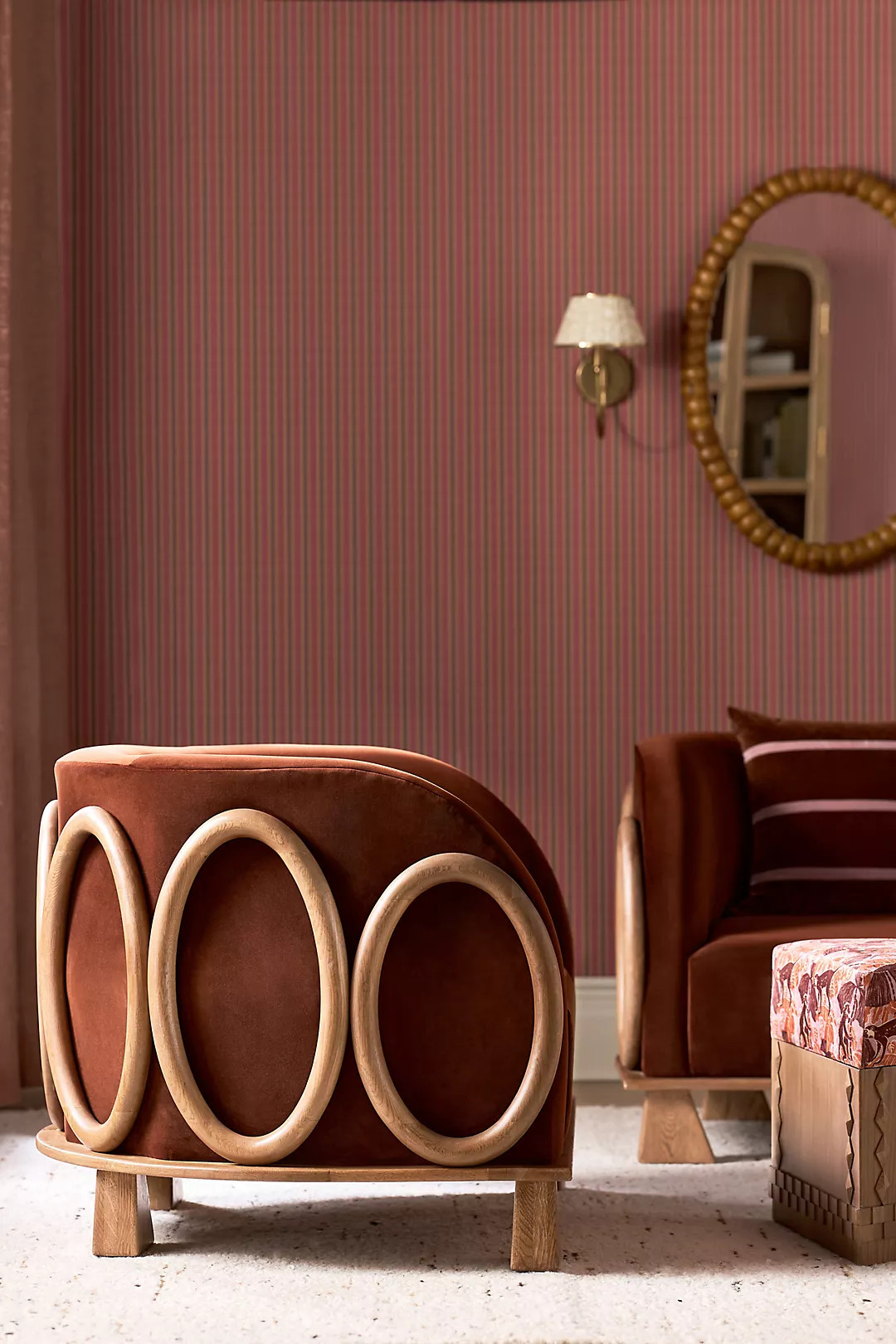 LALA Reimagined Velvet Accent Chair | Anthropologie (US)