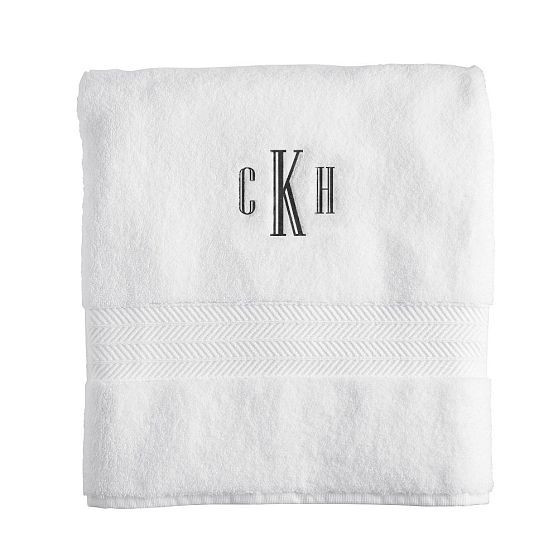 Hydrocotton Classic Bath Towel, White | Mark and Graham