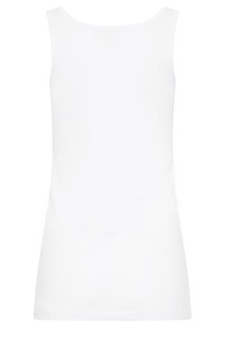 LTS Tall White Vest Top | Long Tall Sally