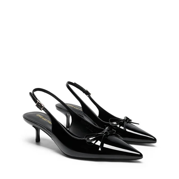 Women\u2019s Kitten Heel Slingbacks | Dream Pairs
