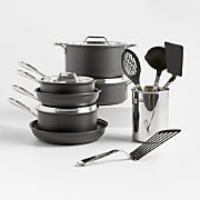 All Clad 15-Piece Kitchen Utensil and Cookware Set + Reviews | Crate & Barrel | Crate & Barrel