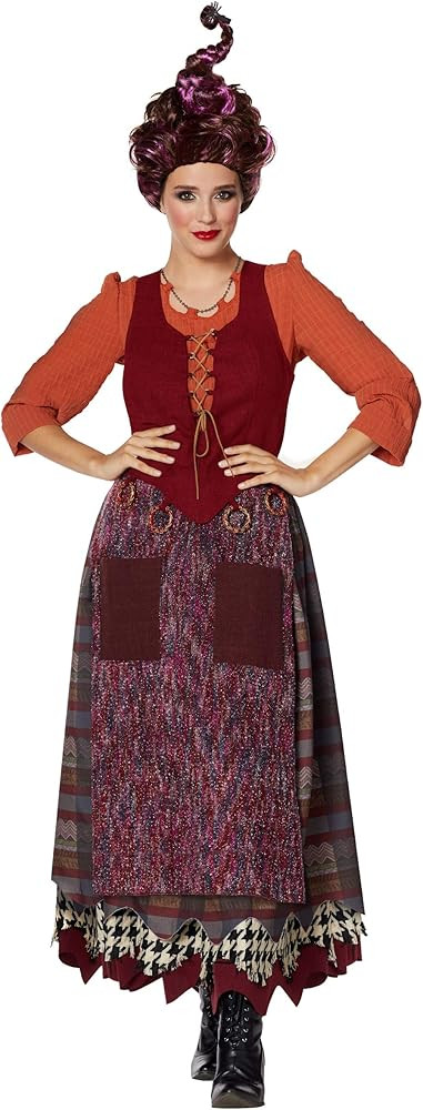 Spirit Halloween Hocus Pocus Mary Sanderson Deluxe Costume | Officially Licensed | Witch Cosplay ... | Amazon (US)
