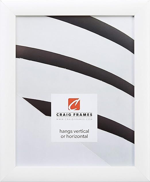 Craig Frames 23247812 20 by 30-Inch Picture Frame, Smooth Finish, 1-Inch Wide, White | Amazon (US)