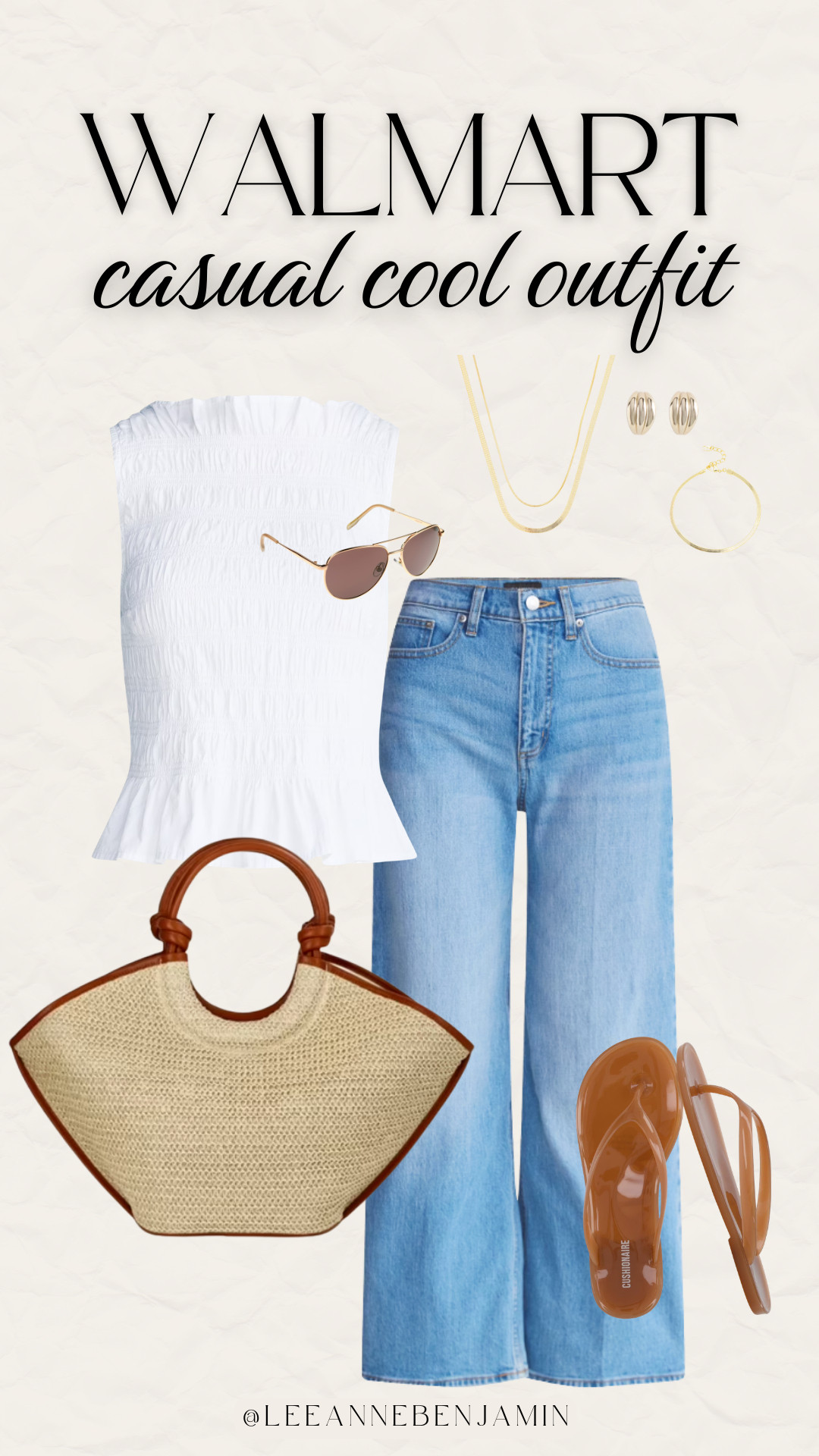 cute and casual outfit from Walmart! 

 #LTKgrwm #LTKootd #LTKOver40