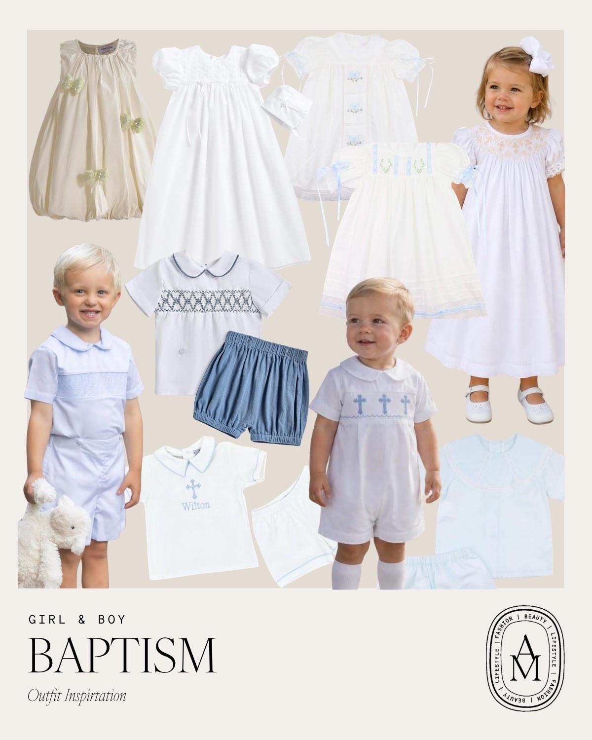 Sweet little baptism looks for boys + girls 🤍 Classic, timeless pieces for such a special day!

baptism outfits, baby baptism outfit, boy baptism outfit, girl baptism dress, christening outfit, baby special occasion, baby boy church outfit, baby girl white dress, baptism style, classic baby clothes

#LTKKids #LTKBaby
