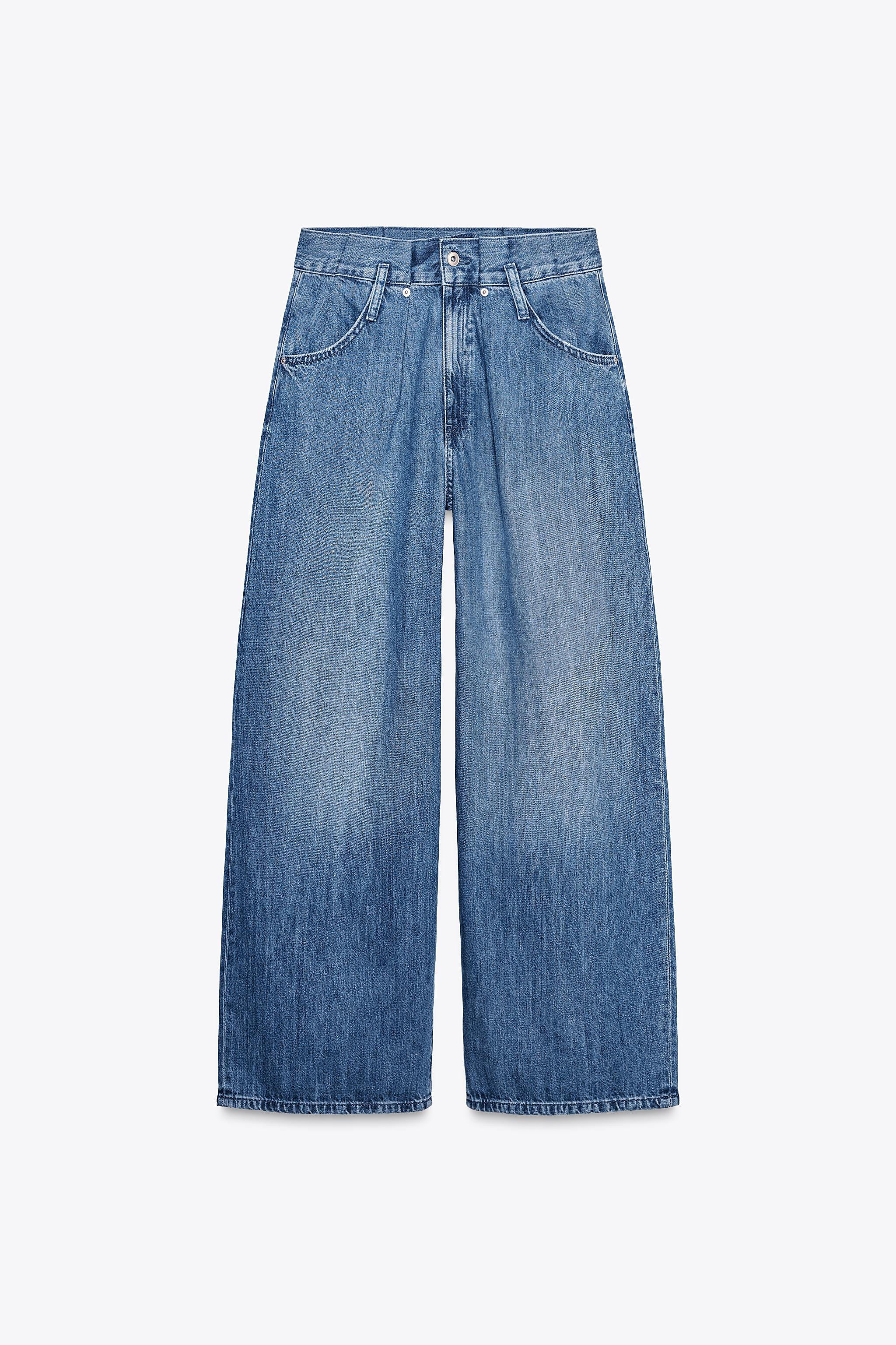 HIGH WAIST - PAPERBAGHigh-waisted jeans with belt loops. Side pockets and back patch pockets. Fro... | Zara US