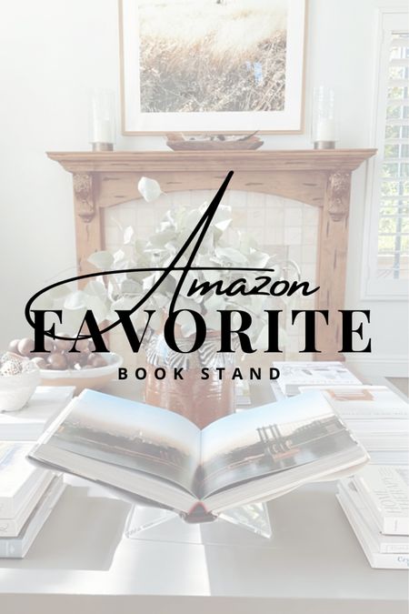 This bookstand is definitely an Amazon favorite for home decor! 

Perfect for displaying your favorite book on a coffee table, console table, nightstand, or kitchen counter. 👏🏻

#coffeetabledecor #amazonfinds

#LTKhome