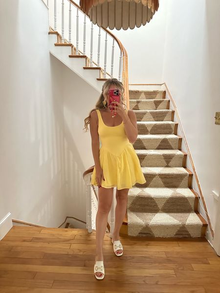 Urban outfitters Daphne yellow dress wearing size xs 💛🍋

#LTKSeasonal #LTKFindsUnder100