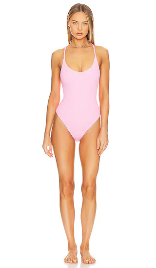 Positano One Piece in Bubblegum Pink | Revolve Clothing (Global)