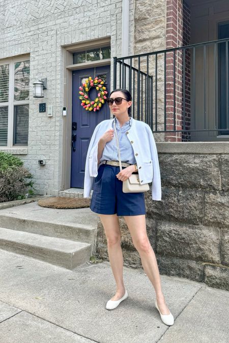 My obsession with blue and white is real lately! This classic outfit would be perfect for Memorial Day or on cooler summer days💙🤍

#memorialdayoutfit #preppystyle #preppyoutfit #summerstyle #whattowear #classicoutfit #everydaystyle #casualoutfit 

#LTKShoeCrush #LTKSaleAlert #LTKSeasonal