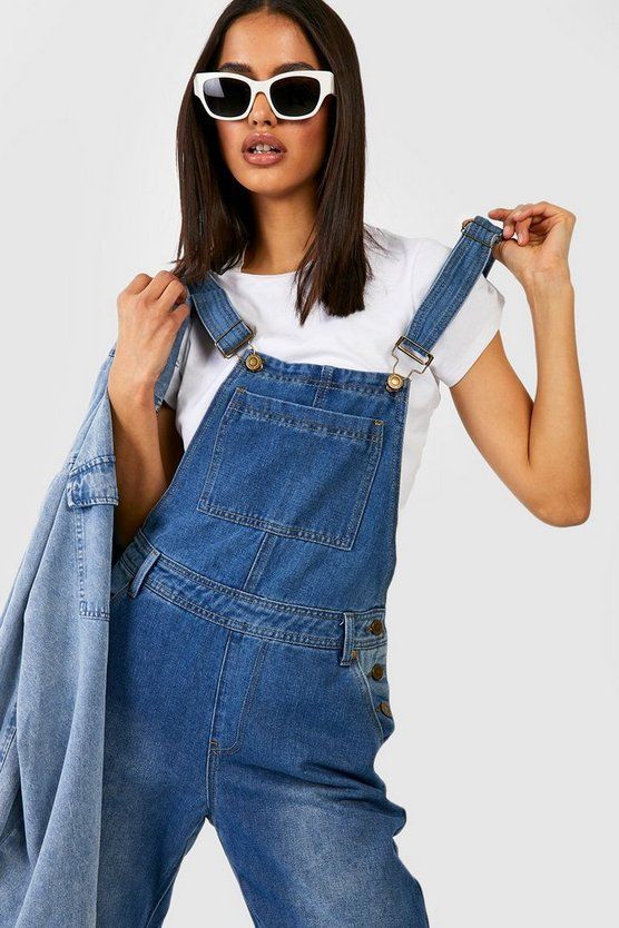 Boyfriend Denim Overalls | Boohoo.com (US & CA)