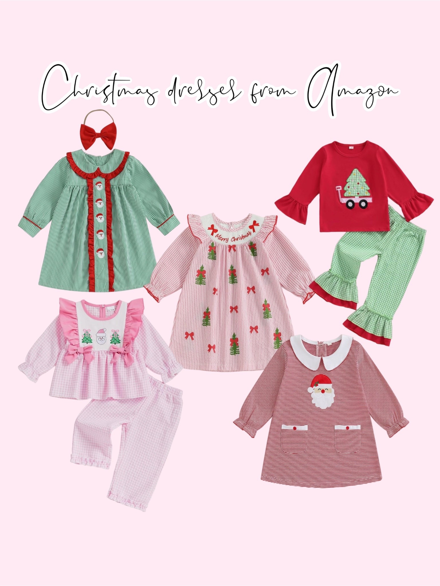 Toddler girl Christmas dresses from Amazon! Holiday party, school Christmas clothes. Girls Amazon dress. 

#LTKKids #LTKBaby #LTKHoliday