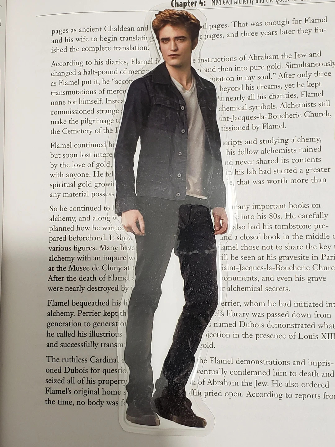 1.5 X 6.5 Pocket Edward Bookmark Twilight Saga Inspired Printed Handcut Book Boyfriend Cullen Rob... | Etsy (US)