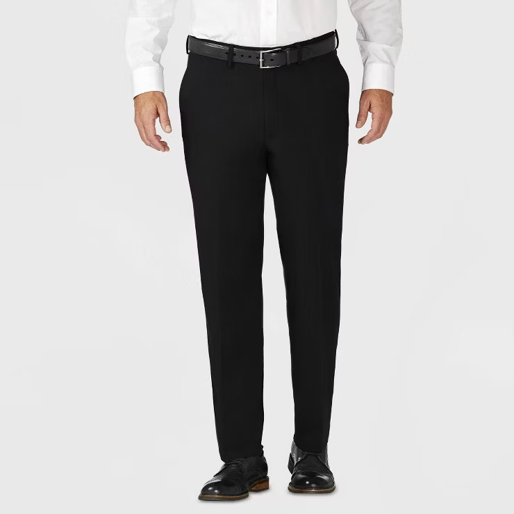 Haggar H26 Men's Tailored Fit Premium Stretch Suit Pants | Target