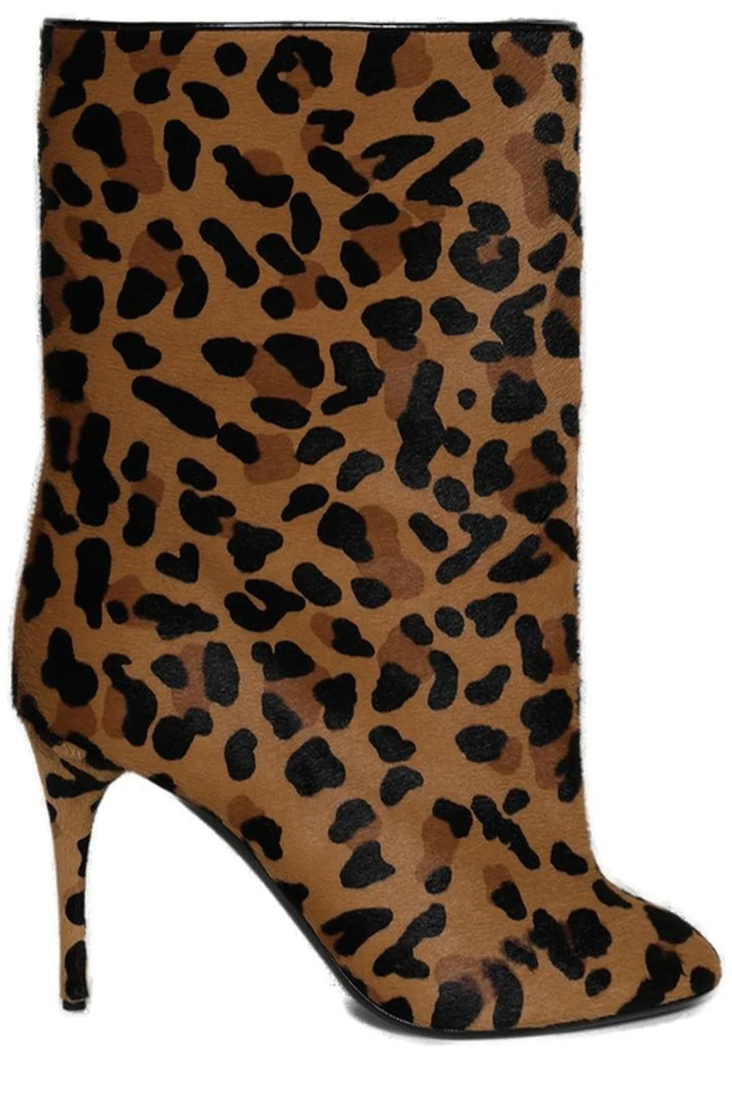 Alaïa Leopard Printed Almond Toe Boots | Cettire Global