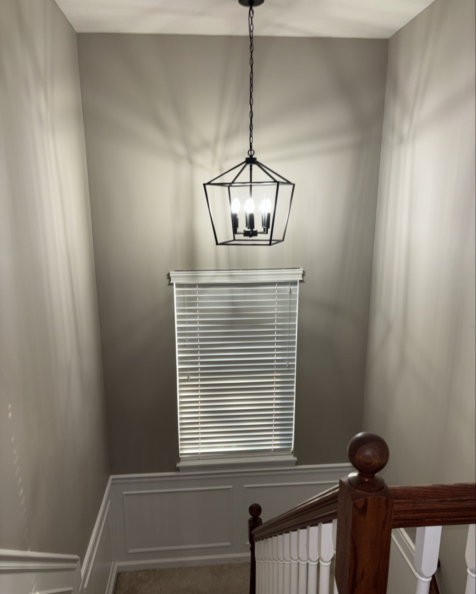 Swipe to see before! Another lighting update in our hallway! Makes such a huge difference in the look of the space! 

#homeproject
#diy
#newhouse

#LTKHome