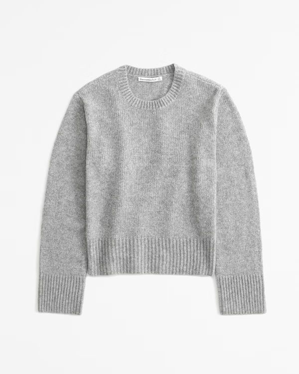 Women's Shine Skimming Crew Sweater | Women's Clearance | Abercrombie.com | Abercrombie & Fitch (US)