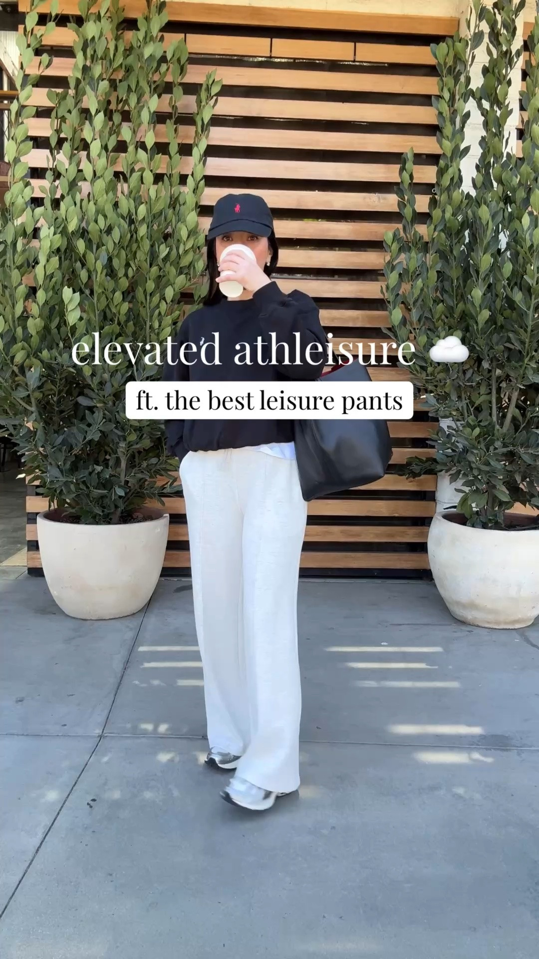 comfy, elevated athleisure outfit. drop-off outfit. 

Polo sweatshirt small
Varley wide leg xs 28” inseam
New Balance sneakers 6
Polo hat
Amazon socks

#LTKmomlife #LTKootd #LTKPetite