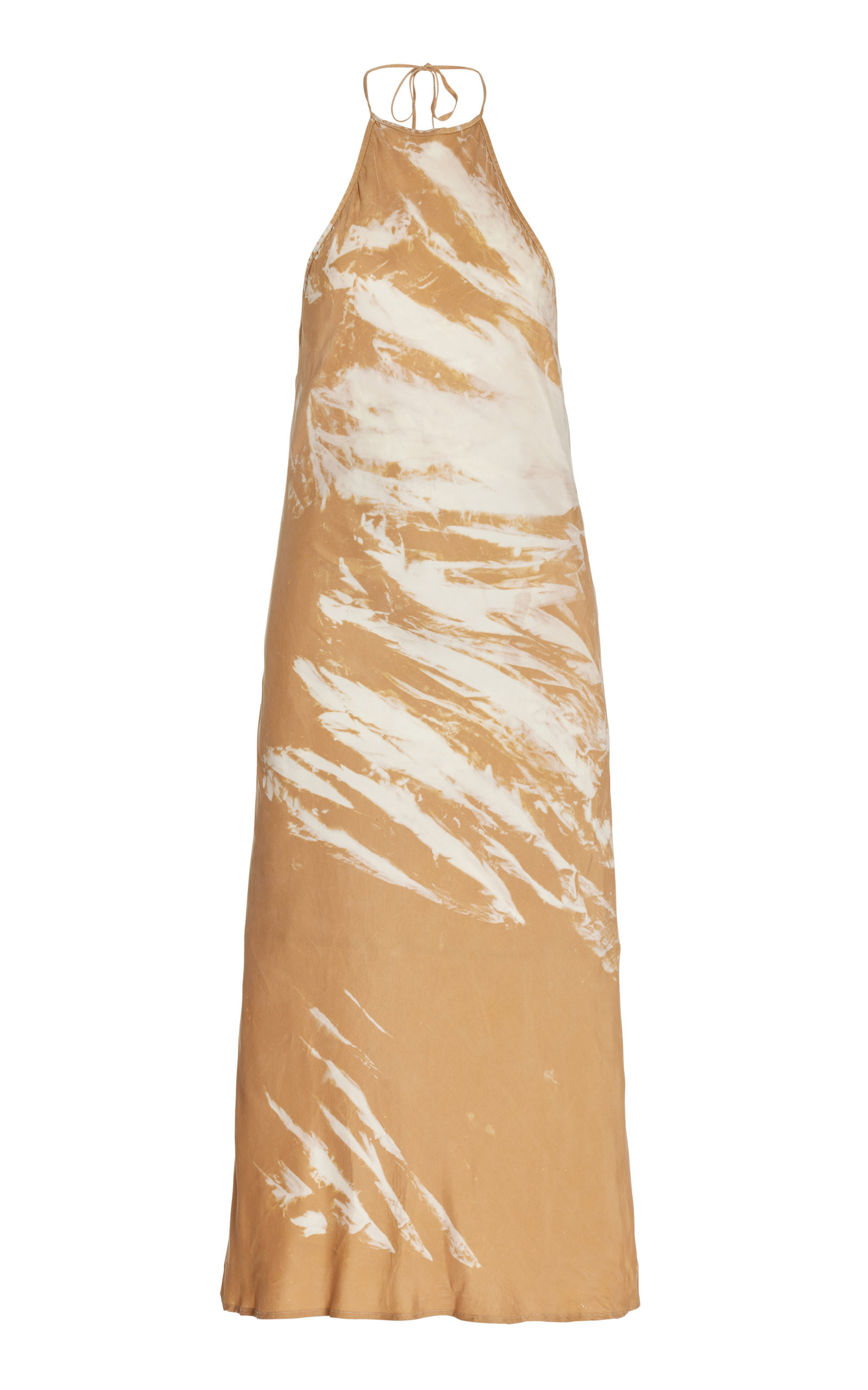 Third Form - Women's Twist Through Midi Halter Dress - Neutral - S - Moda Operandi | Moda Operandi (Global)