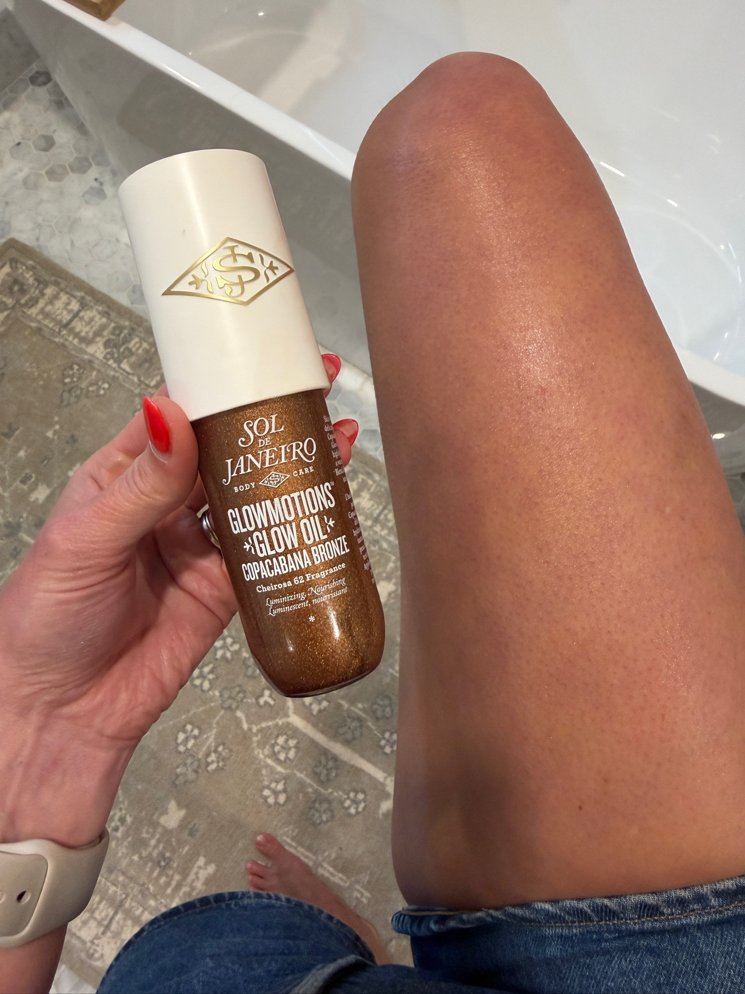 Love this glow!  

 #LTKdayinmylife #LTKgrwm #LTKootd