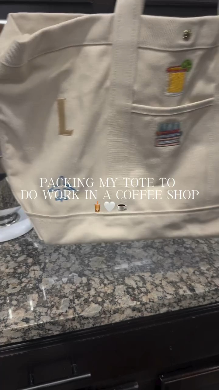 Packing my tote to romanticize working at a coffee shop ☕️💻✨ The BaubleBar tote, target pouches and purse accessories make work fun! #workvibes #coffeeshoplifestyle #aestheticworkspace

#LTKItBag #LTKFindsUnder100 #LTKGiftGuide