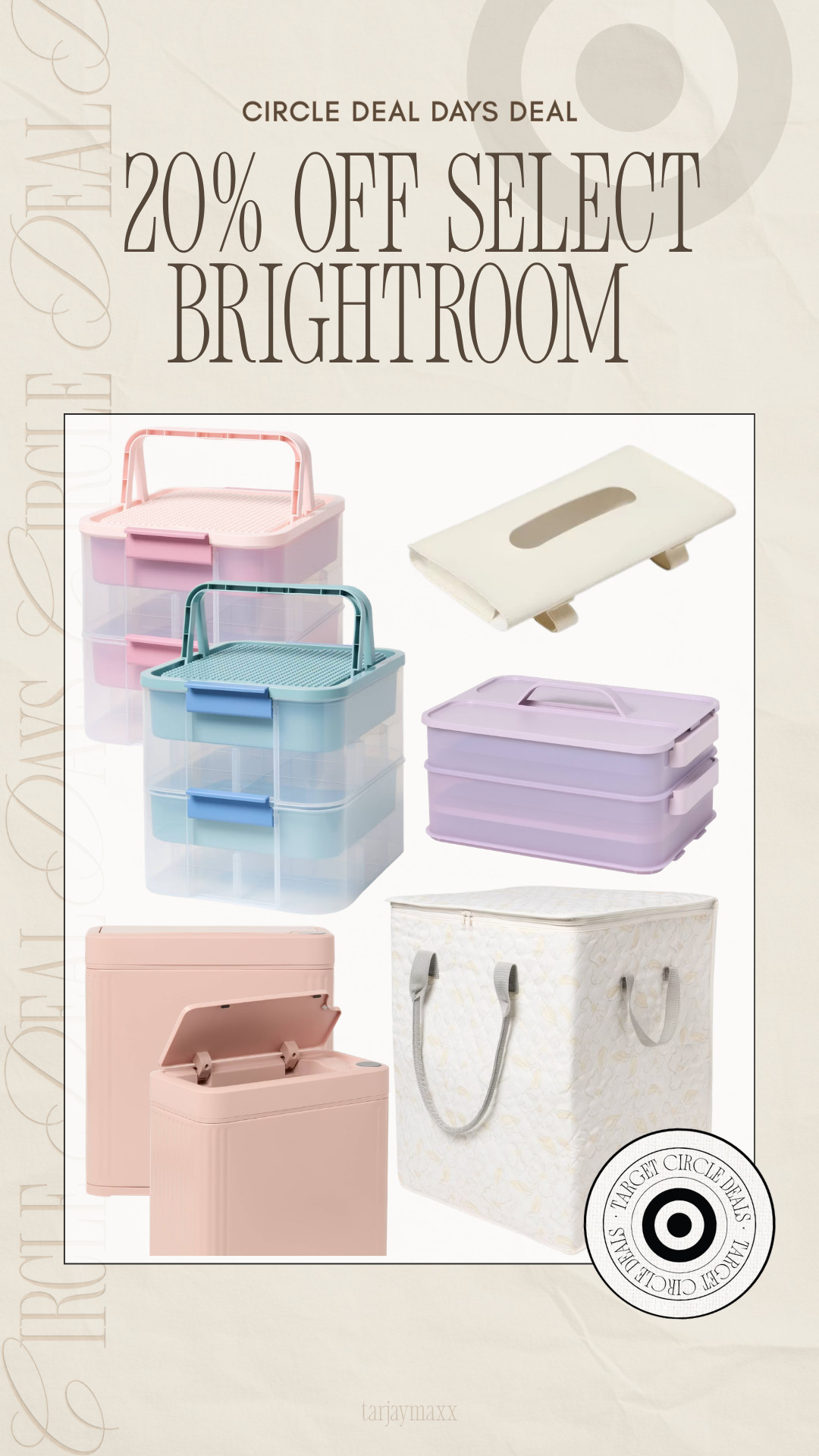 20% off select Brightroom organization finds ✨ The pastel storage bins are especially cute if you're organizing a dorm, playroom, office, or classroom.

wedding guest dress summer, summer outfits, summer dresses, country concert outfits, date night outfits, concert outfits, travel outfits, vacation outfits beach, business casual workwear, Target Finds, Circle Deal Days, Brightroom, Organization Finds, Storage Solutions, Home Organization 

 #LTKSeasonal #LTKHome